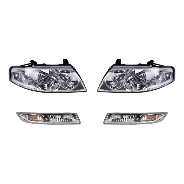 2 Faros + 2 Cuartos Depo Para Renault Scala 2010 A 2013