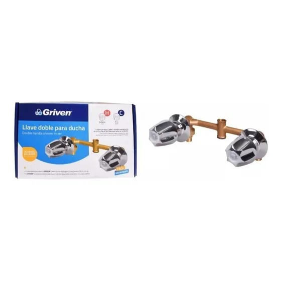 Llave Para Ducha Doble Marca Griven 