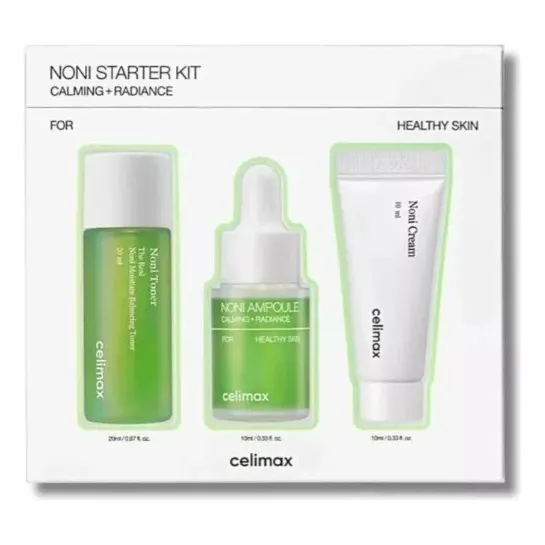 Kit De Inicio Celimax Noni Toner + Ampolla + Crema Hidratant