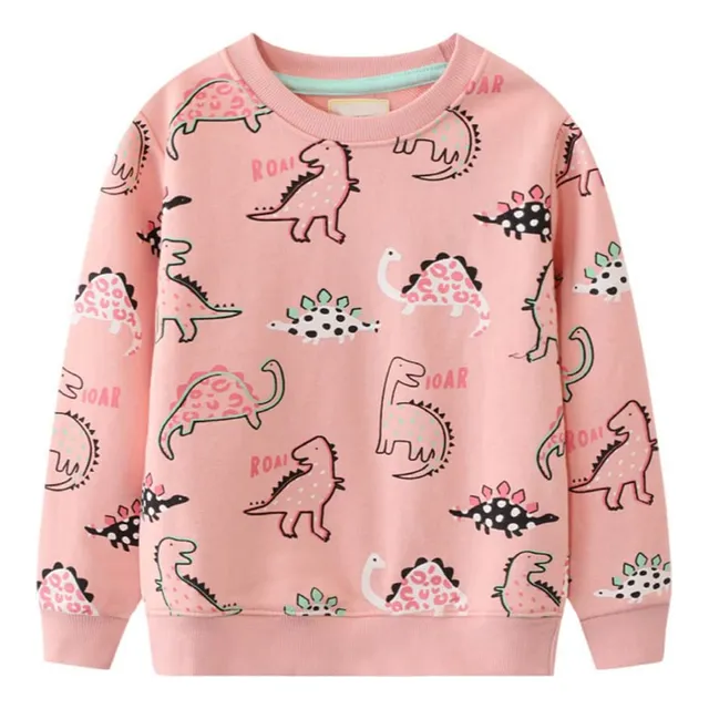 Bgirnuk Sudadera Algodon Manga Larga Para Niño S Niña Cuello