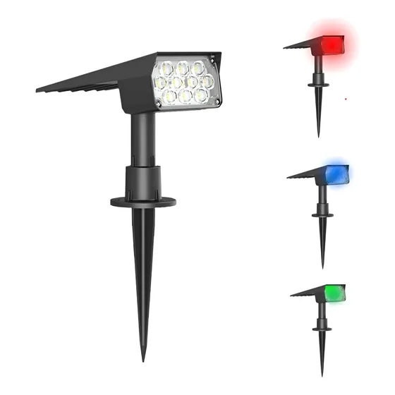 1 Pincho Farol Foco Solar Estaca Jardín Led Hasta 12h 200lm