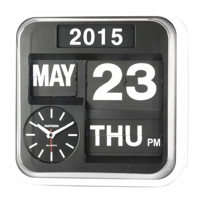 Fartech Reloj Abatible Calendario Automatico Ad-640 Estandar