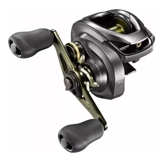 Reel Shimano Curado Dc 200 Hg Digital 22 Color Gris oscuro Lado de la manija Derecho/Izquierdo