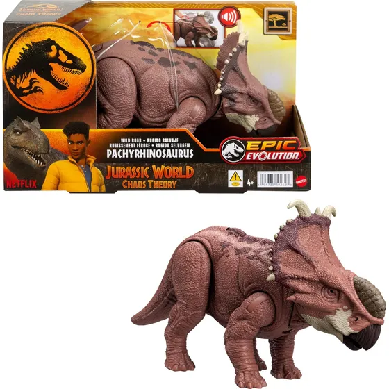 Dinossauro Jurassic World C/ Som - Rugido Selvagem - Mattel