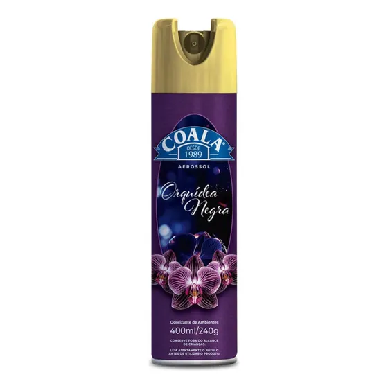 Odorizador Aerossol Orquídea Negra 400ml Coala Revigorante