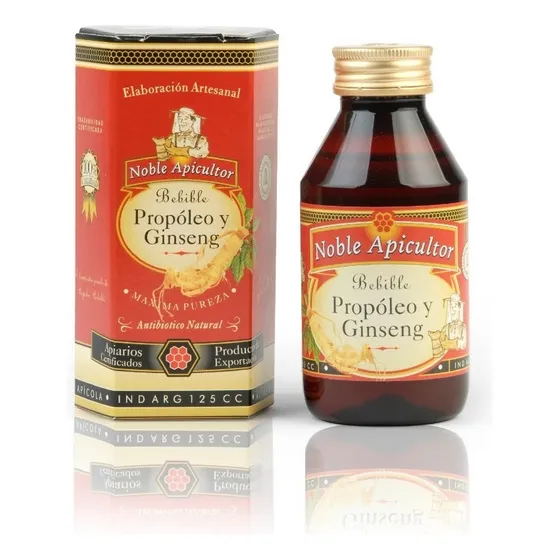 Natier Noble Apicultor Propóleo Ginseng Suplemento X 125ml Sabor Propóleo y Ginseng