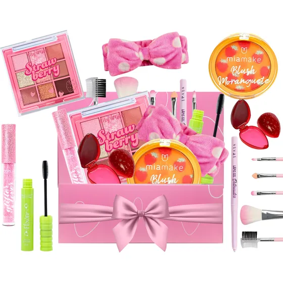 Caixa Maquiagem Adolescente Kit Make Completa Juvenil Teen