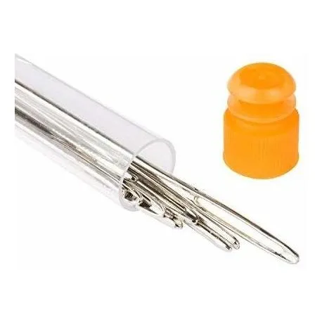 Betybedy Large Eye Blunt Aguja Hilo Acero Inoxidable Tejer