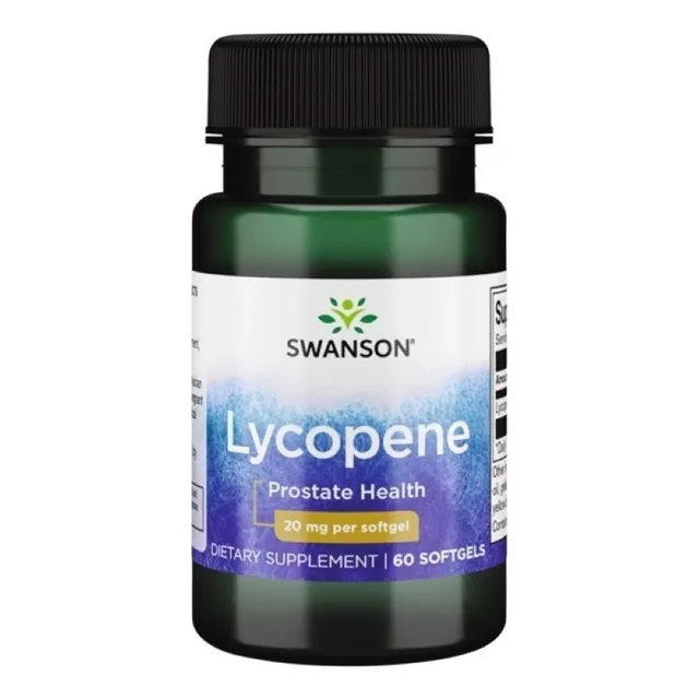 Swanson Suplemento de Licopeno, 20mg por cápsula, 60 cápsulas