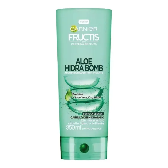 Acondicionador Aloe Hidra Bomb 350ml Fructis Cabello Ligero Y Brillante