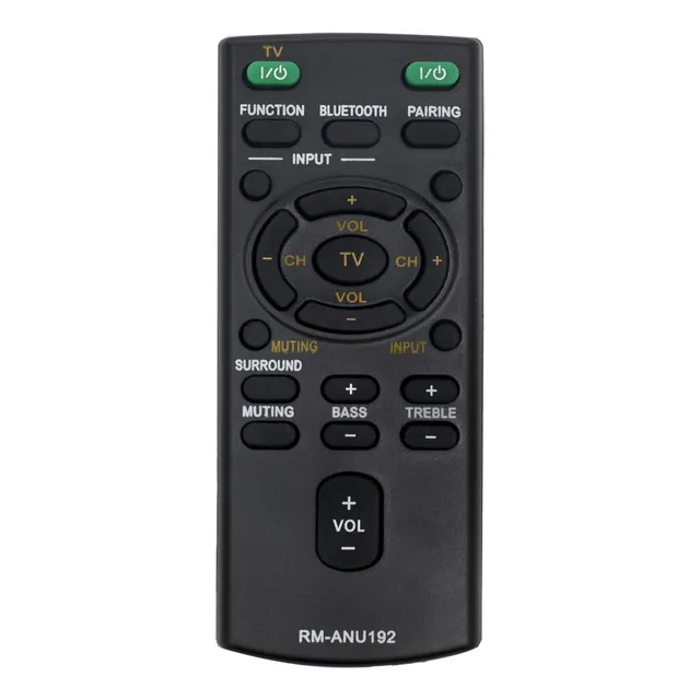 Control Remoto Rm-anu192 Para Sony Sound Bar Ss-wct60