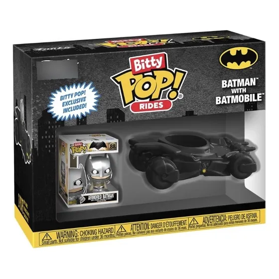 Funko Pop Bitty Ride: Dc Batman Con Bat Mobile Batimovil