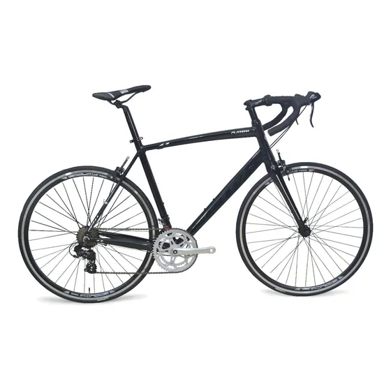 Bicicleta Ruta Gw Flamma Shimano Tourney 14 Vel Tenedocarbon Color Negro Tamaño Del Marco 49
