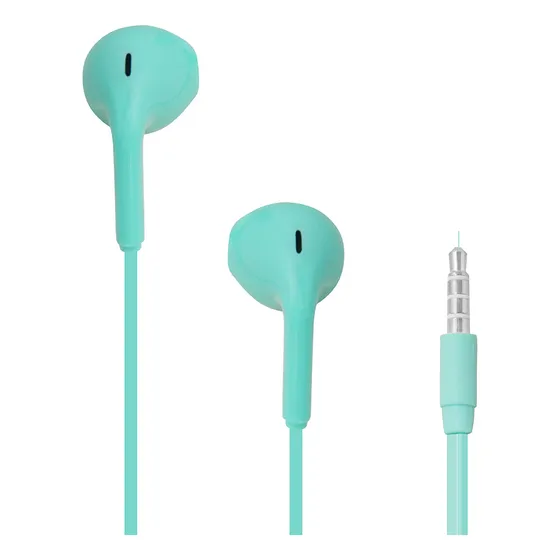 Miniso Audífonos De Cable Mod Hf233 Menta Entrada Plug 3.5