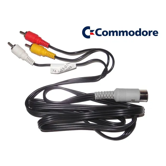 Cable Video Commodore 64/128, Conectala A Monitor Lcd Y Tubo