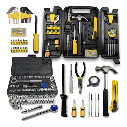 Kit De Ferramentas Completo Com Jogo De Chaves Catraca