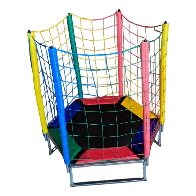 Cama Elástica Completa Com Molas + Rede Brinquedo Playground