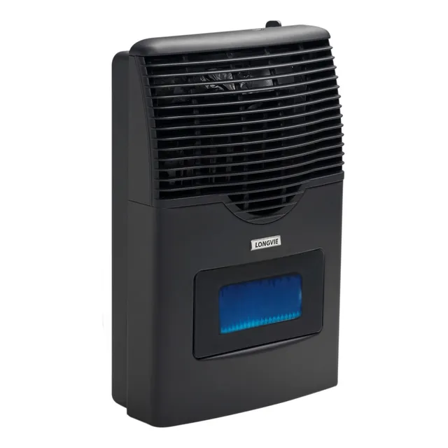Calefactor Convector Longvie Eca3kvt 3200kcal Premium Visor Color Grafito
