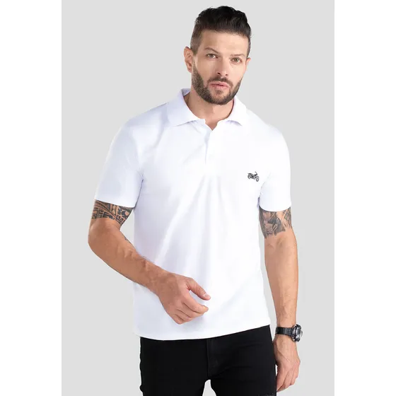 Polo Hombre Blanco Mp 101105