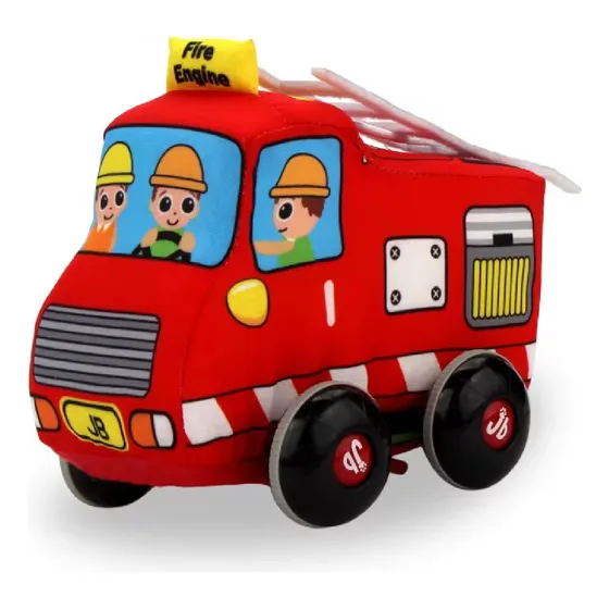 Juguete Carrito De Peluche Con Ruedas De Fricción Para Bebés
