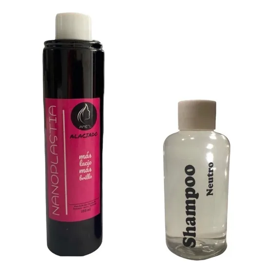 Alaciado Japonés Efecto Espejo + Shampoo Neutro