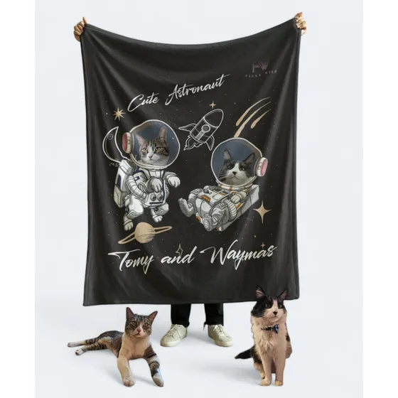 Frazada Personalizada C/imagen/ Nombre De Tu Mascota/cobija 