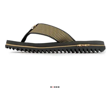 Sandália Kenner Kivah Dots L7 Preto/caqui Liso 41