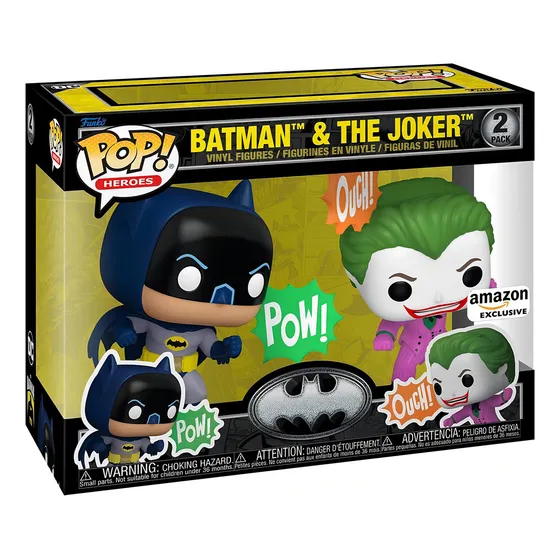 Figura De Acción Batman & The Joker De Funko Pop! Heroes