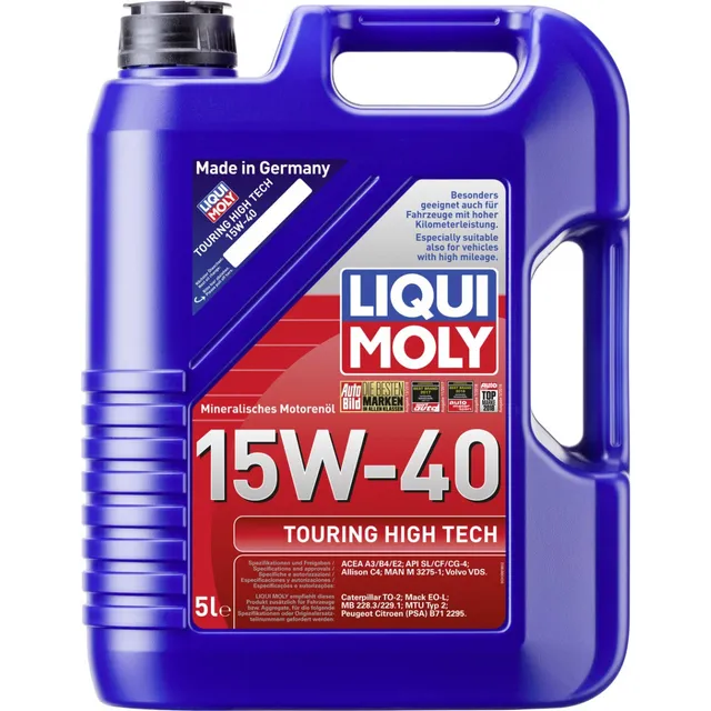 Aceite Liqui Moly Touring High Tech 15w40 Mineral 5l. L46