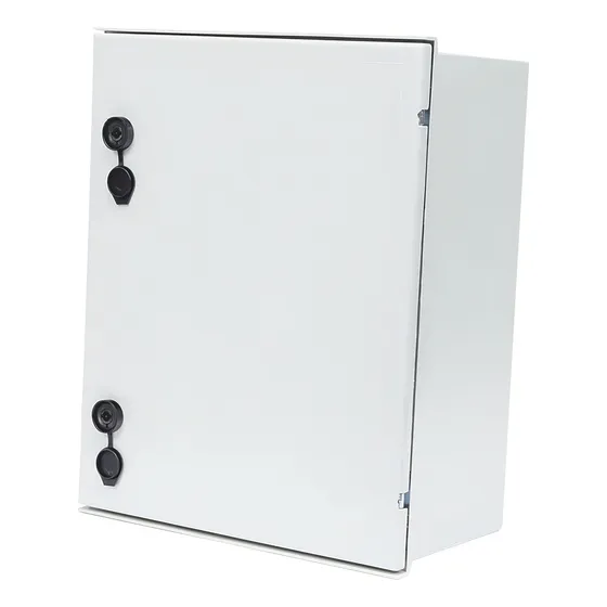 Gabinete Poliester Exterior 40x50x20cm Con Placa Presicion Color Blanco