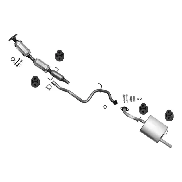 Tubería De Escape Cat-back Mac Para Yaris 2006-2011 1.5l