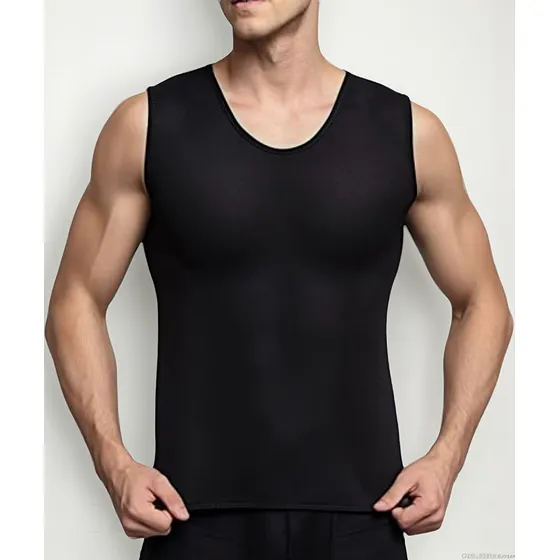 Cinta Modeladora Masculina Plus Size Camisa Emagrecimento