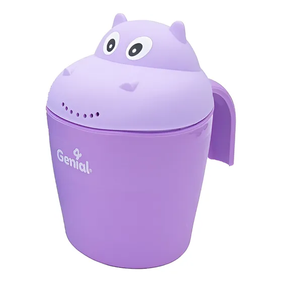 Vaso Con Asa Y Tapa Para Bebe Niños Portátil Marca Genial
