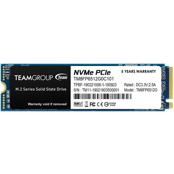 Disco Duro Solido Ssd | 512gb | M.2 2280 Nvme Pcie Gen3 X4