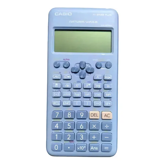 Calculadora Cientifica Casio Fx-570es Plus ..amsterdamarg.. Color Celeste
