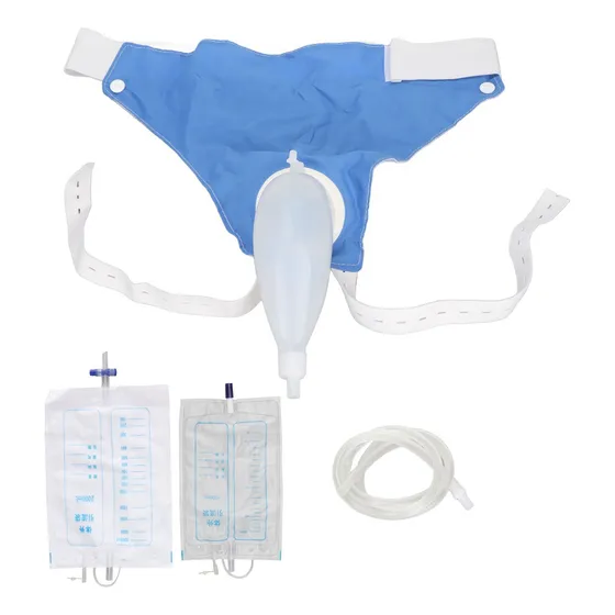 Bolsa De Orina Portátil Con Catéter Para Orinar, 1000 Ml, 20