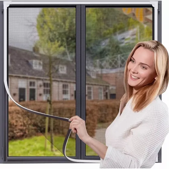 1.3*1.5 M Malla Magnético Mosquetera Ventanas Anti  Insecto