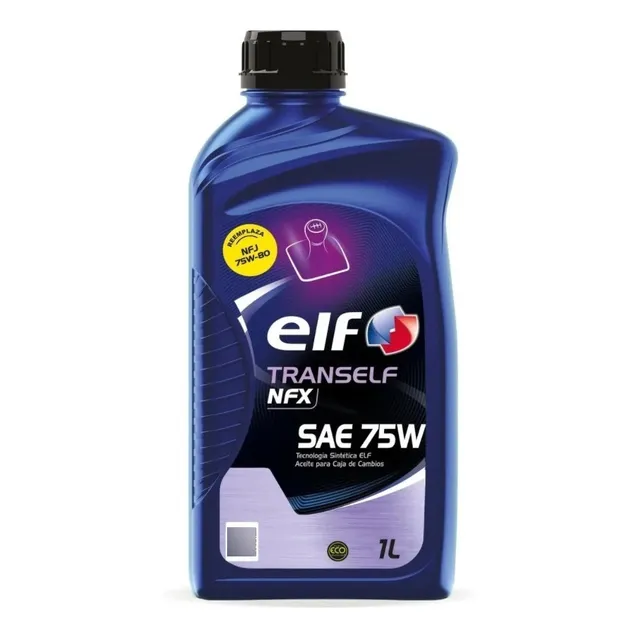Aceite De Caja Elf Tranself Nfx Sae 75w X 1lt.