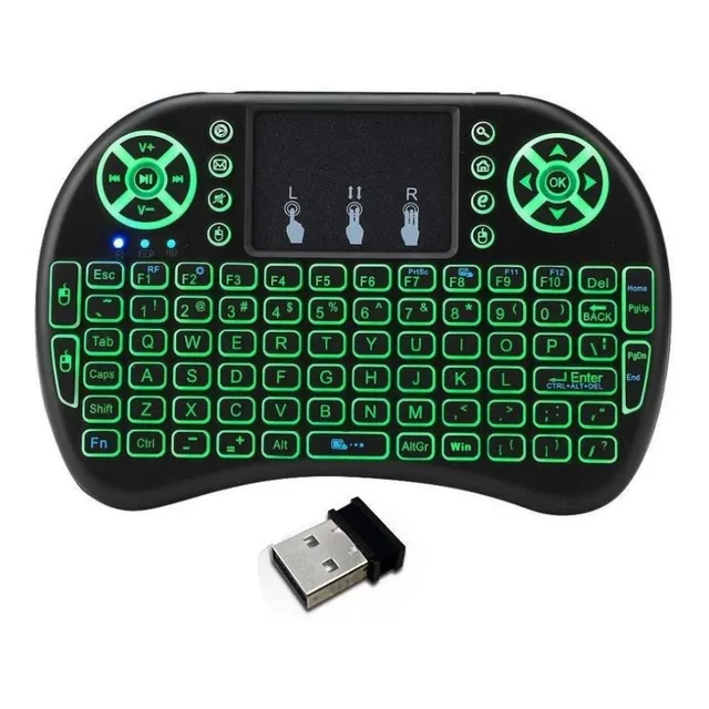Mini Teclado Inalambrico Touchpad Mouse Smart Tv Box
