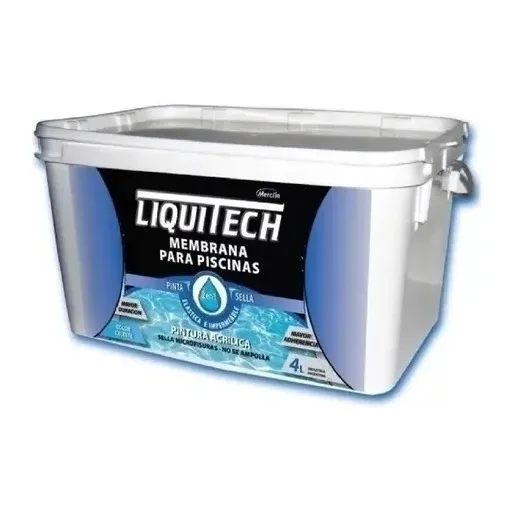 4l Membrana Liquida 3 En 1 Para Piscinas Liquitech Davinci