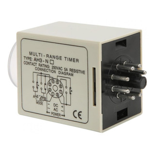 Ah3-nc Relé De Tempo De Retardo Mini Período Multi-tempo Aju Ah3-nc Relé De Tempo De Retardo Mini Período Multi-tempo Aju