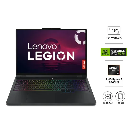 Notebook Gamer Legion Pro 5 Amd Ryzen 9 32gb 1tb Rtx 5070
