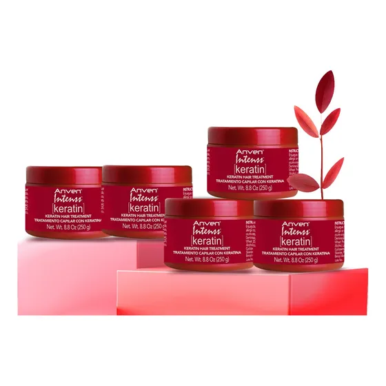 Anven Tratamiento Keratina Intenss Cabello Dañado 250g