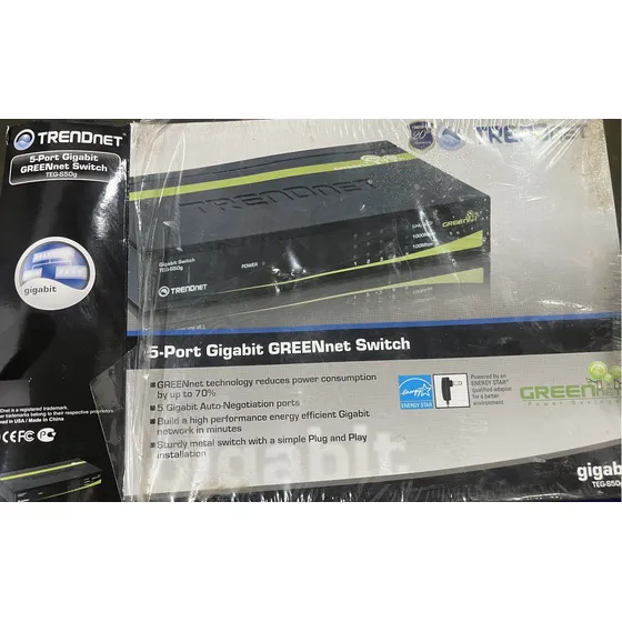 Switch Gigabit 5 Puertos Trendnet   Teg-s50g