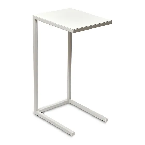 Mesa De Arrime Chapa  Hierro Blanca Negro 