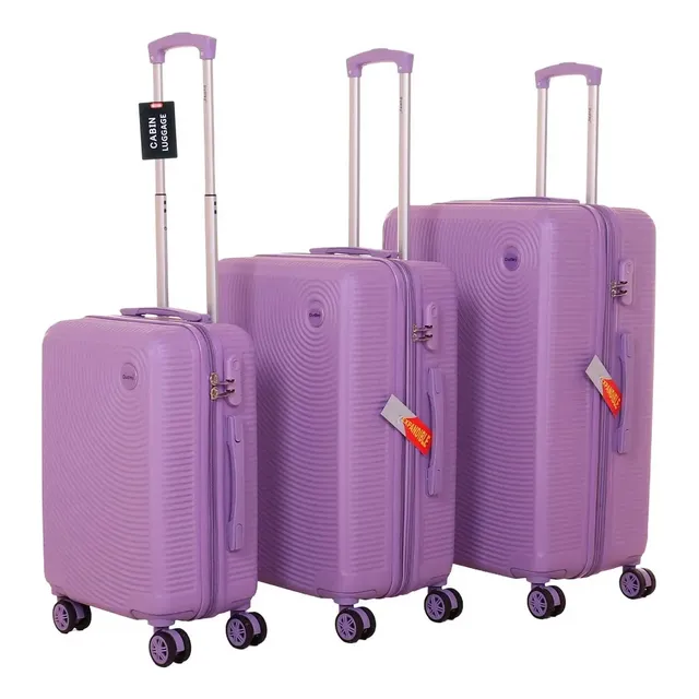 Set De 3 Valijas De Fibra