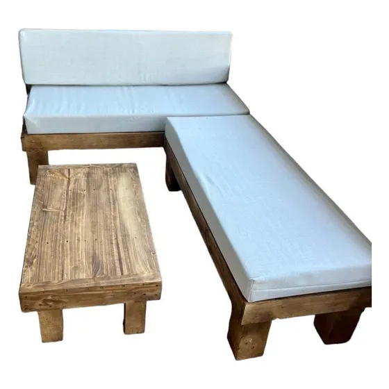 Juego De Terraza Rustico Para Departamentos