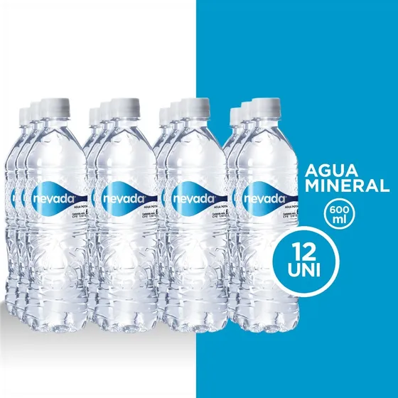 Agua Nevada Pet 600ml 12 Unidades.