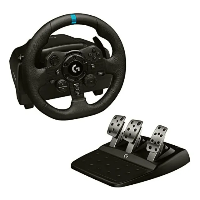 Logitech G923 Trueforce Volante De Carreras Y Pedales Hasta