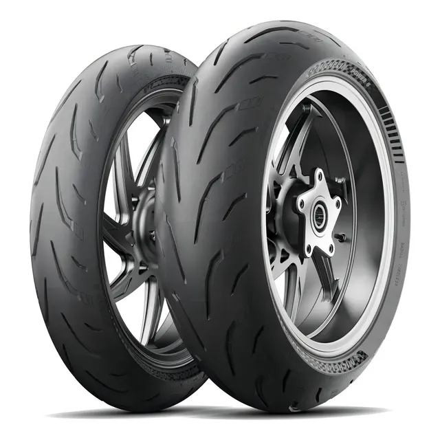 Pneu Michelin Power 6 120/70 Zr17 + 180/55 Zr17 Tl